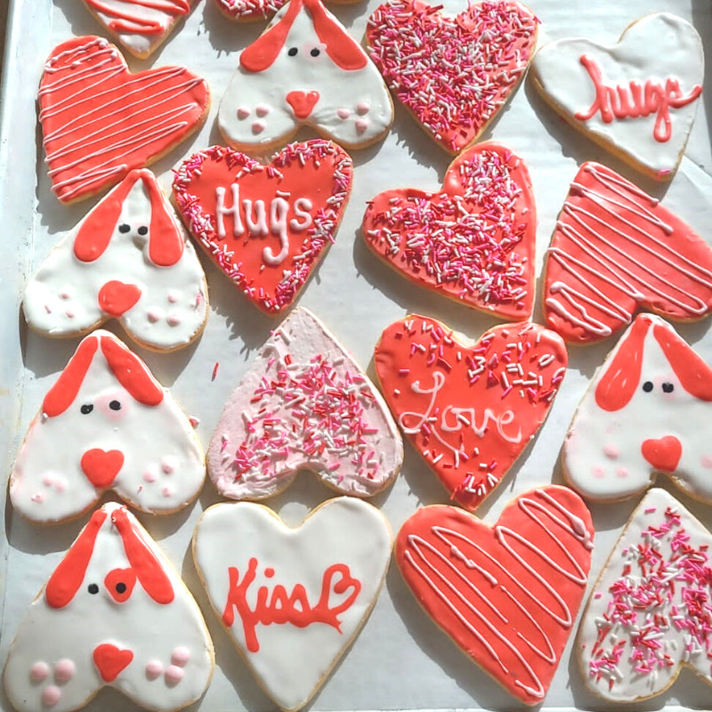valentines day sugar cookies white rock south surrey best cookies hillcrest bakery