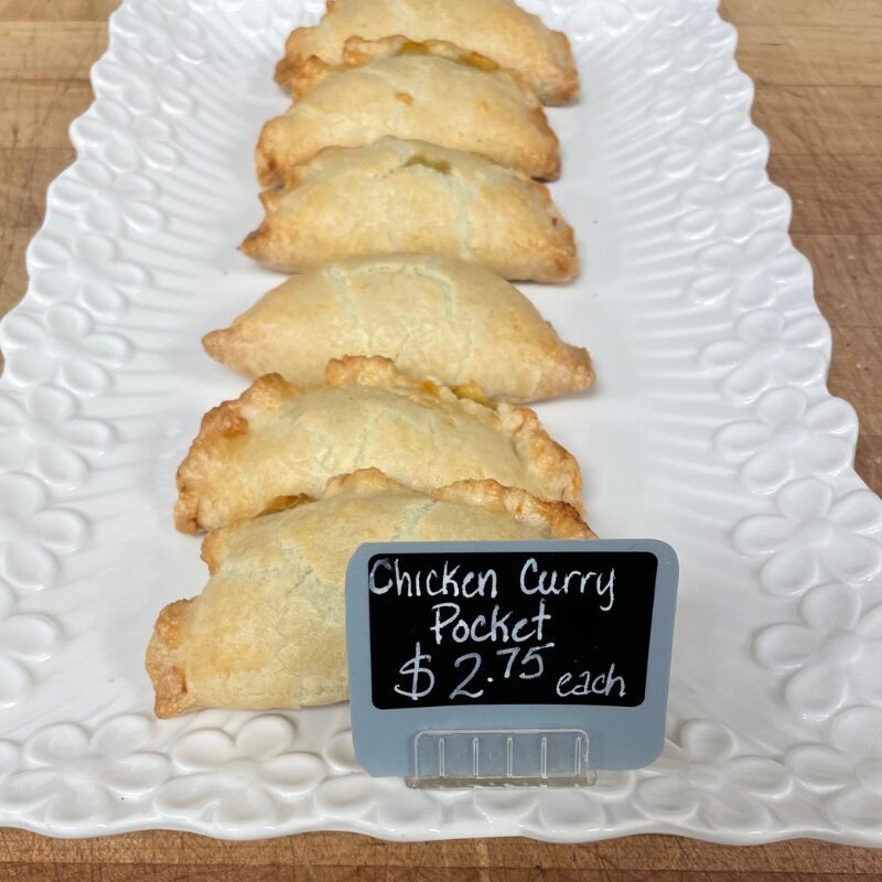 chicken curry pocket side snack grab and go savoury pastry hillcrest bakery white rock south surrey