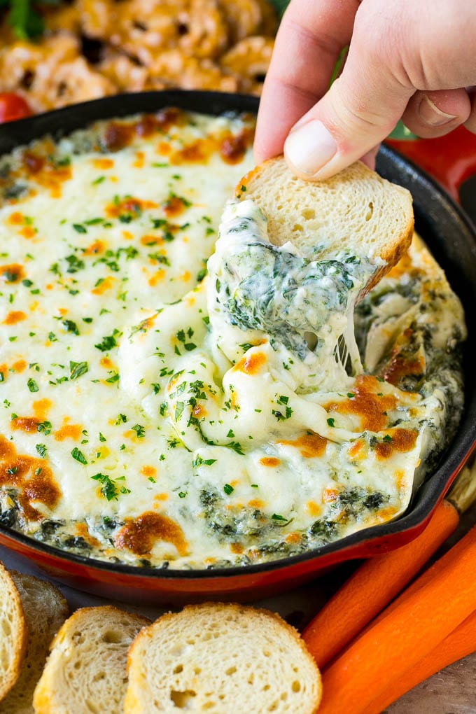 Spinach Dip Party Platter