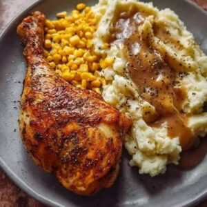 1/4 Chicken with Potato and Corn - Feb 10th