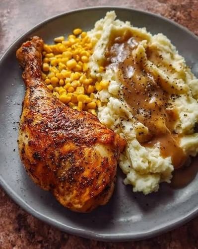 1/4 Chicken with Potato and Corn - Feb 10th